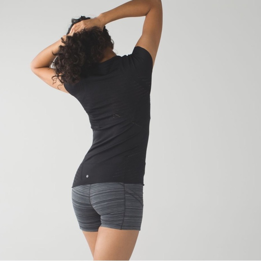 Lululemon What The Sport Short
Cyber Stripe Deep Coal Black - Picture 2 of 9